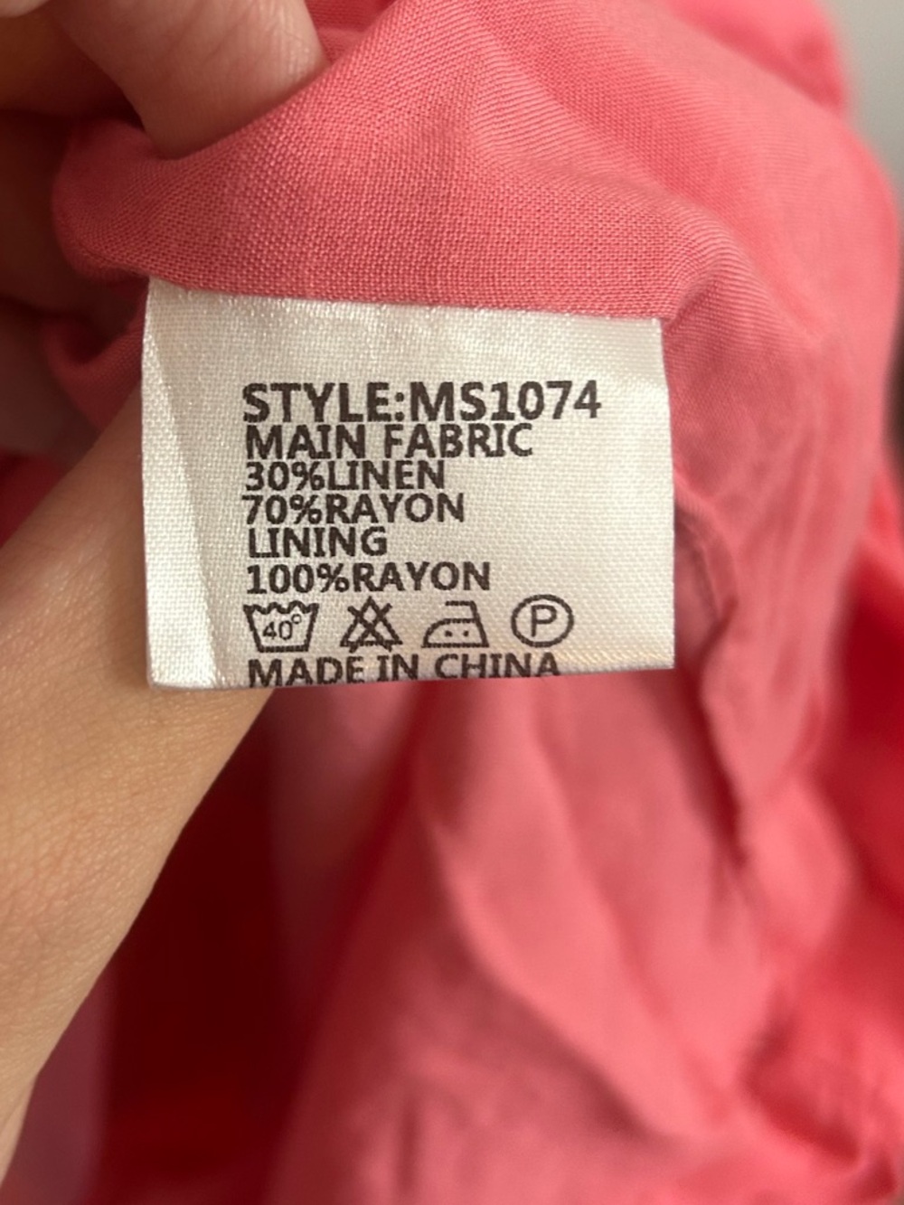 Madison The Label Linen Ruched Mini Dress Pink Strappy Bodycon Women Size Medium - Picture 8 of 11